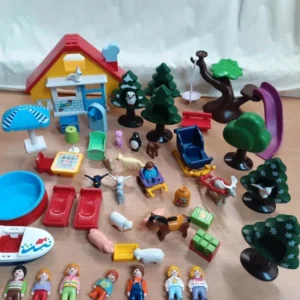 lot maison playmobil 1er age