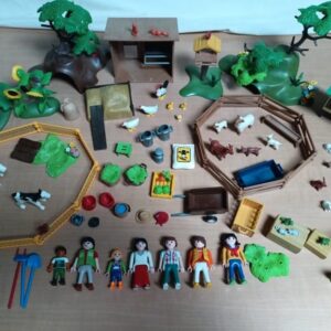 Lot personnages et accessoire pour la ferme Playmobil