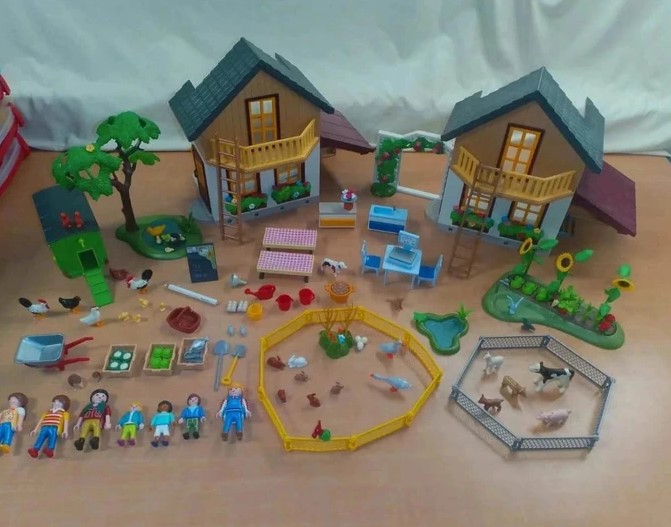lot maison des Playmobil