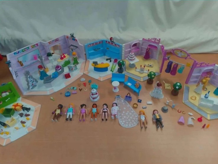 lot centre commercial playmobil