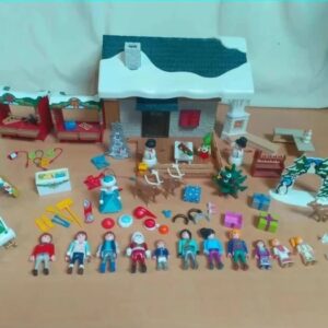 lot chalet a la neige playmobil