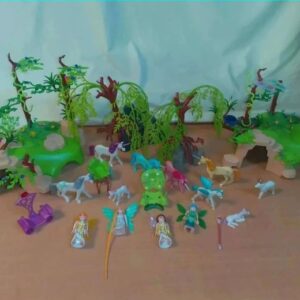 lot foret fées playmobil