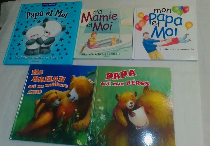 lot de livres famille