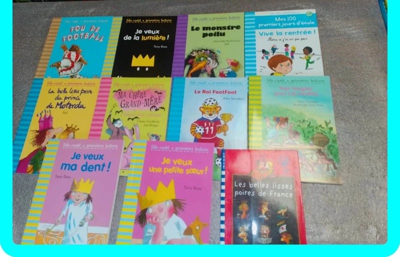 lot de livres première lecture folio cadet