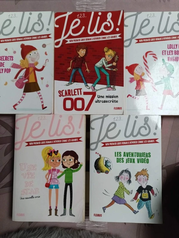 lot de romans 123 je lis