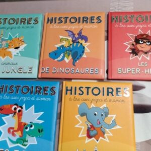 lot de livres histoires à lire avec papa et maman