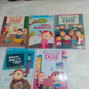 lot de livres mademoiselle Zazie