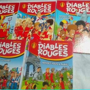 lot de bande dessinée les diables rouge