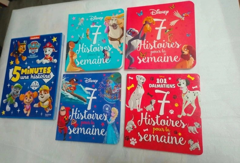 lot de livres histoires du soir disney