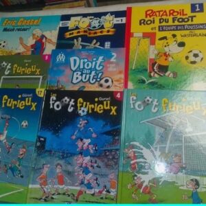lot de livres bande dessinée foot