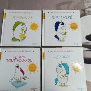 lot de livres les émotions de Gaston